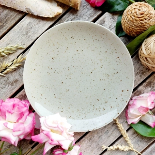 LIFESTYLE talíř mělký 24 cm, Natural, G. Benedikt 1882