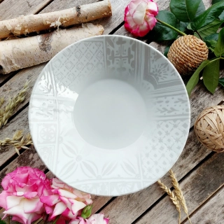 OPTIMO MOSAIC talíř na těstoviny 27 cm, béžová mozaika, G. Benedikt 1882