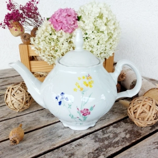 BERNADOTTE konvice čajová 1200 ml, barevné květiny, Thun 1794