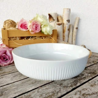 LINKA mísa salátová 24,5 cm, bílá, Thun 1794