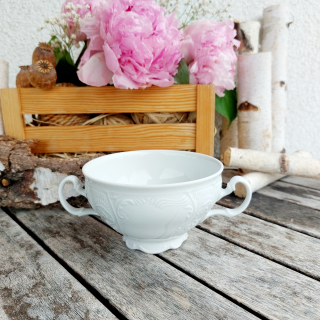 BERNADOTTE šálek / bujón na polévku 360 ml, bílý, Thun 1794