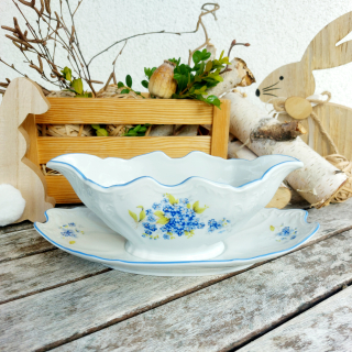 BERNADOTTE omáčník oválný 500 ml, pomněnky, Thun 1794