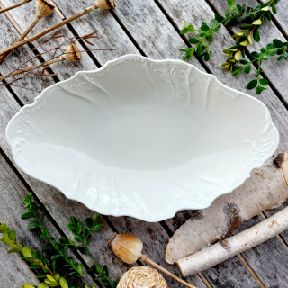 BERNADOTTE IVORY koš na chléb 34 cm, slonová kost, Thun 1794