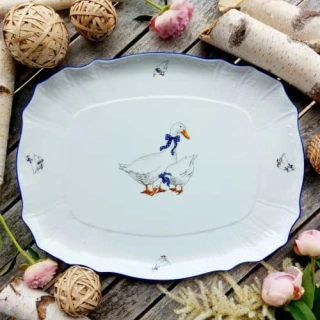 BERNADOTTE podnos 4-hranný 40 cm