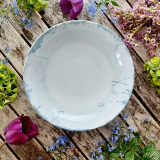 DECOLAB STONE BLUE talíř hluboký 22 cm, G. Benedikt 1882