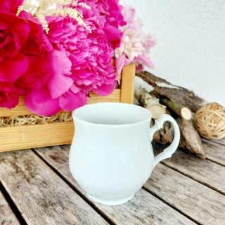 BERNADOTTE  hrnek JONÁŠ 310 ml, bílý, Thun 1794