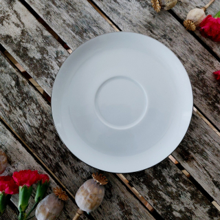 TOM podšálek čajový 16 cm, platinová linka, Thun 1794