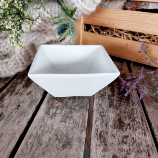 ACTUAL miska hranatá 9 cm, bílá, G. Benedikt 1882