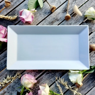 ACTUAL podnos 33 cm, bílý, G. Benedikt 1882