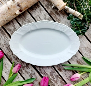 BERNADOTTE mísa oválná 26 cm, bílá, Thun 1794