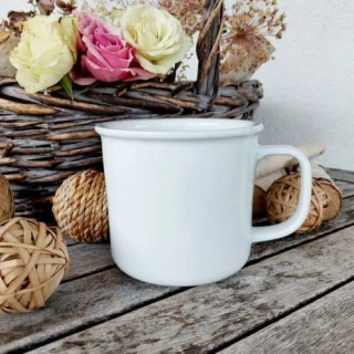 RETRO MUGS hrnek 750 ml, bílý, G. Benedikt 1882