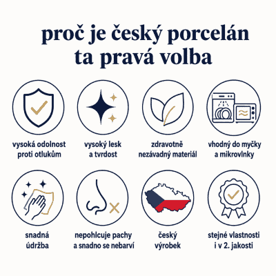 výhody českého porcelánu